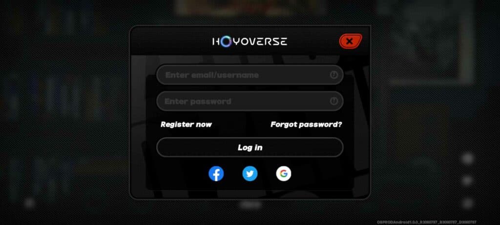 Sign into your Hoyoverse account to pre-register for Zenless Zone Zero.