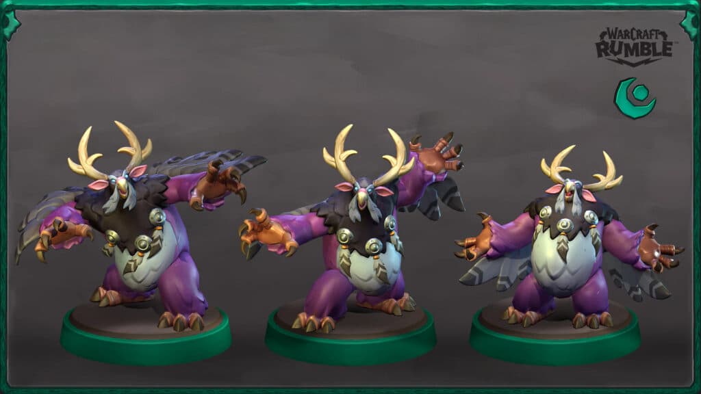 Moonkin in Warcraft Rumble (Image via Blizzard Entertainment)