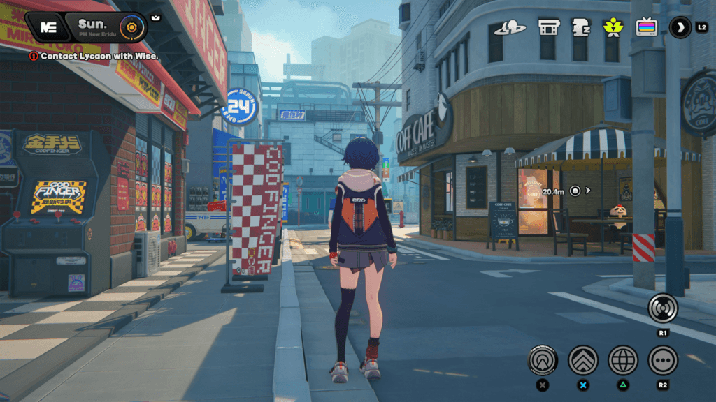 Exploring New Eridu's Sixth Street as Belle (Image via esports.gg)