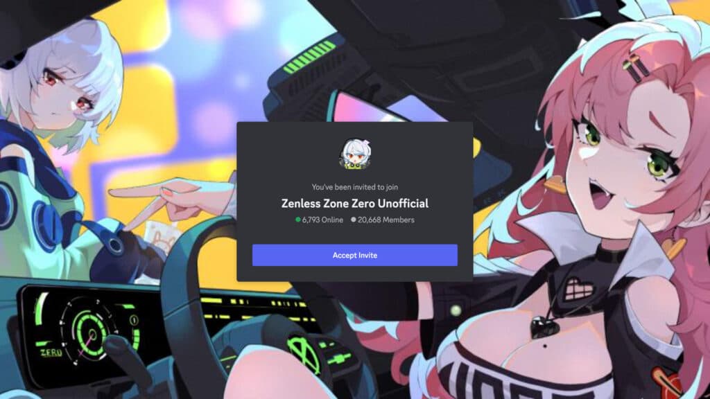 Screenshot of the unofficial Discord's invite screen (Image via esports.gg)