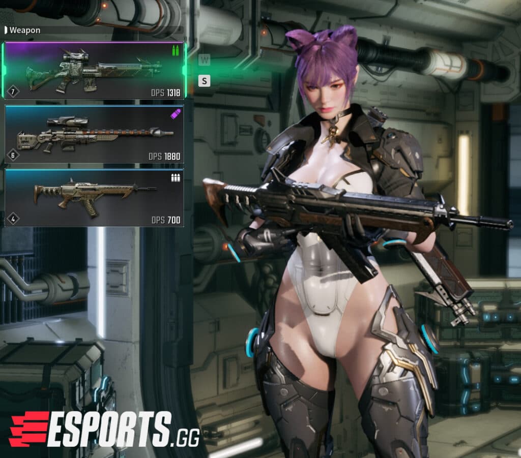 Consider keeping at least one weapon that uses Standard Ammo to avoid running out of rounds