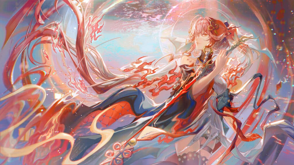 "Leaving Fire, the Sky Leans."