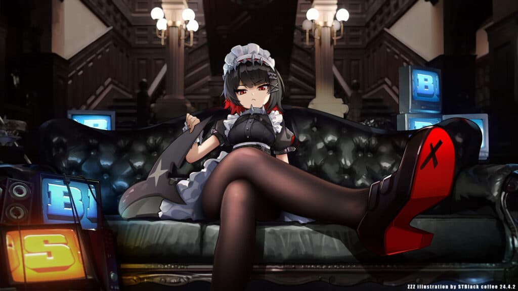 Ellen Joe artwork by STBlack coffee