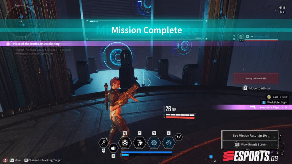 After Eterllick falls and you finish the cut scene, the mission will be complete!