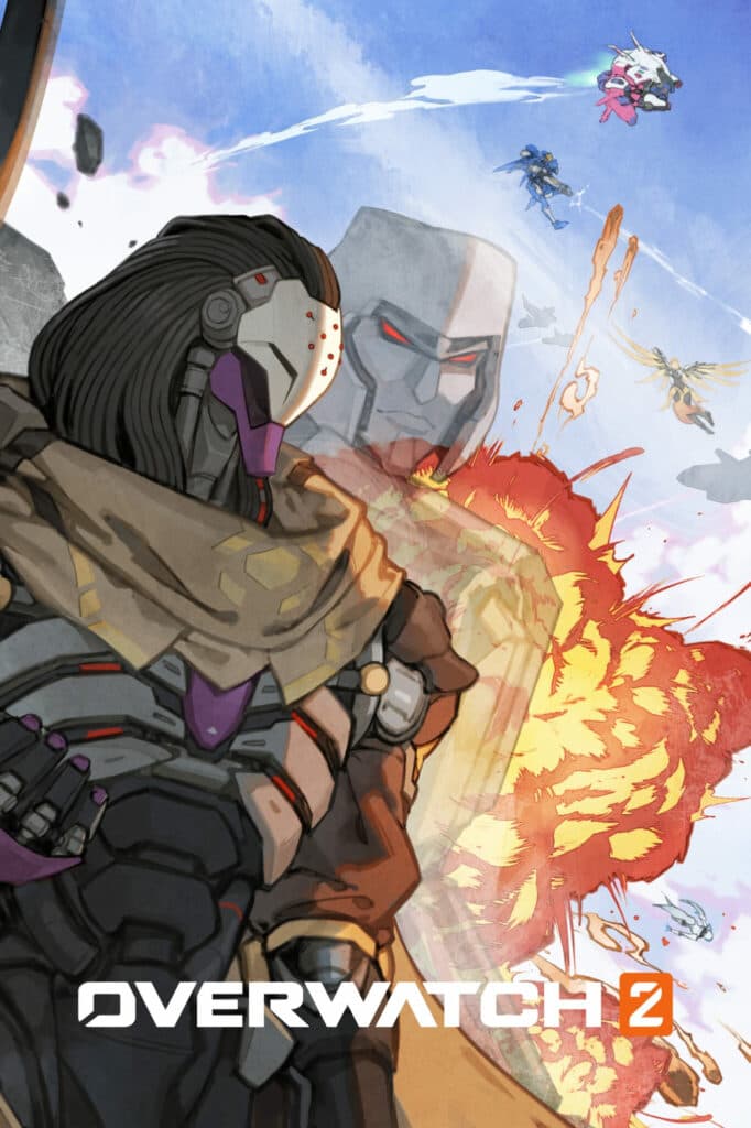 Transformers Overwatch 2 comic cover (Image via Blizzard Entertainment)