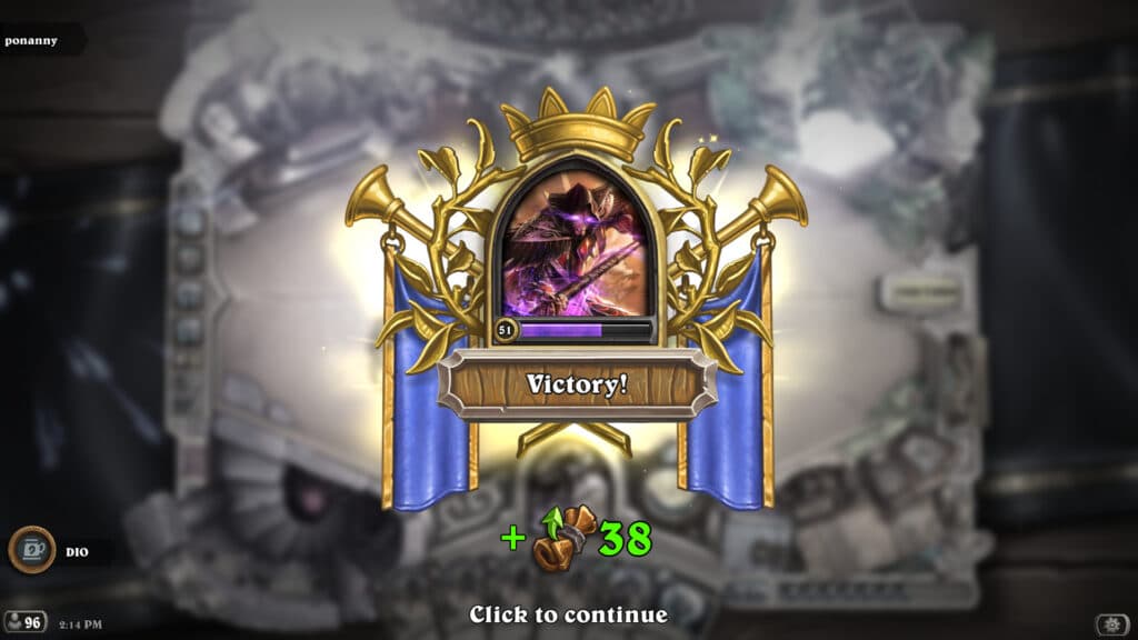Hearthstone Too Many Portals Tavern Brawl screenshot (Image via esports.gg)