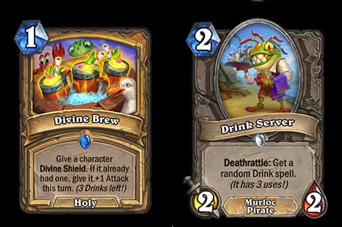 Divine Brew and Drink Server from the Perils in Paradise expansion (Images via Blizzard Entertainment)