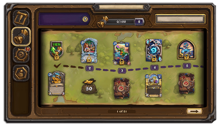 Perils in Paradise Tavern Pass screenshot (Image via Blizzard Entertainment)