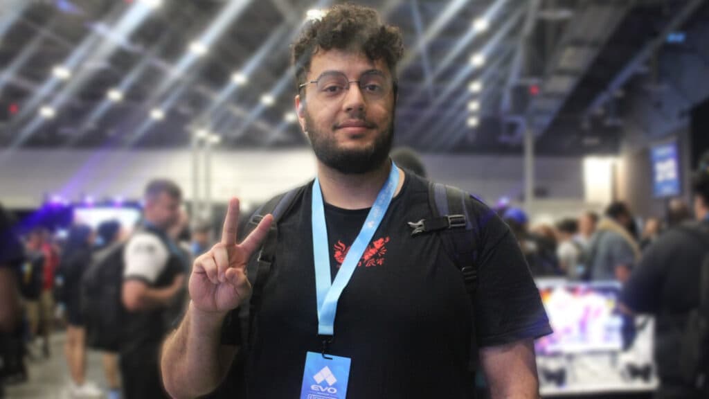 Street Fighter 6 player Tilian at Evo 2024 (Image via Amy Chen)