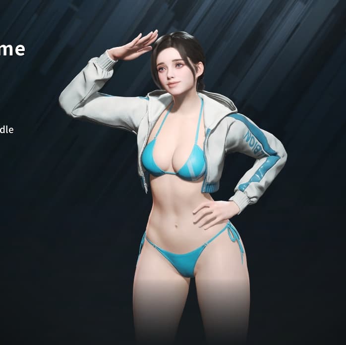 Valby in her Summer Vacation bikin in The First Descendant