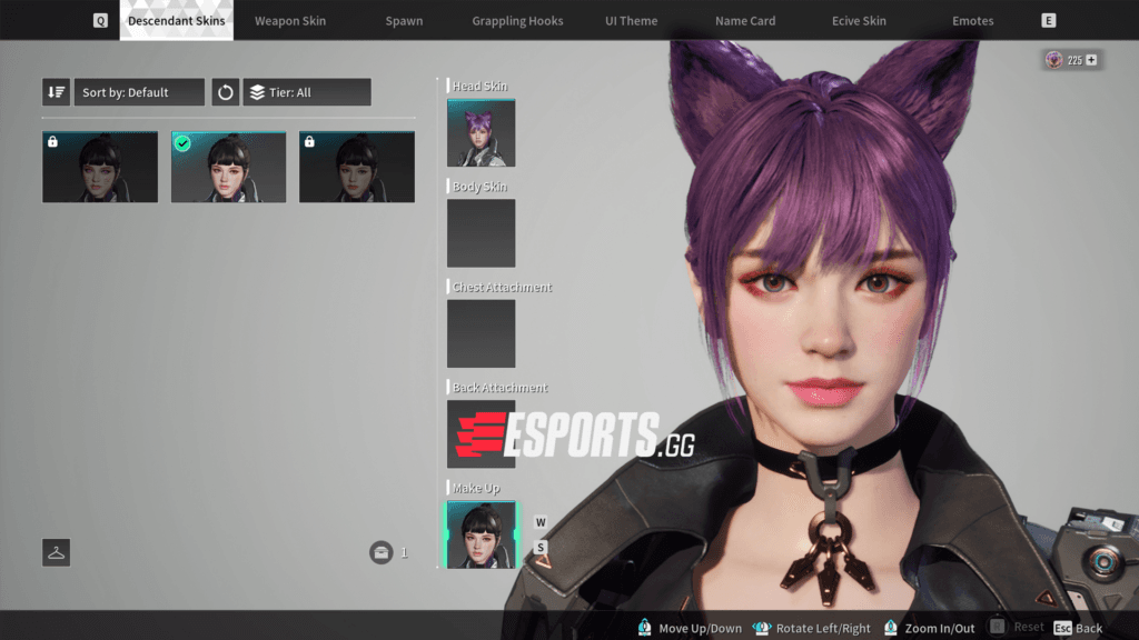 Ultimate Bunny without her helmet using extra customization