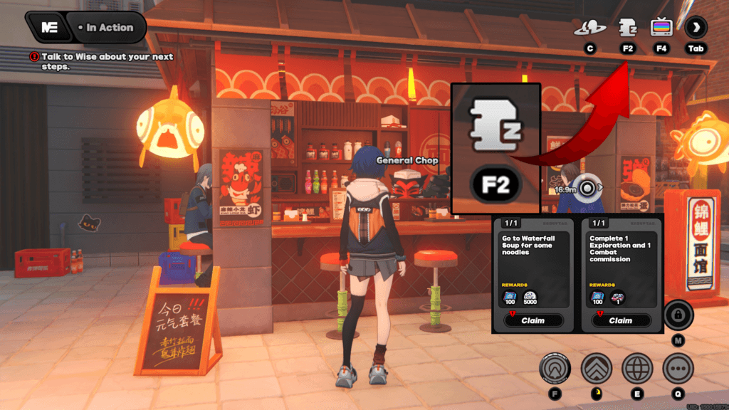 Open your Compendium to see your daily quests