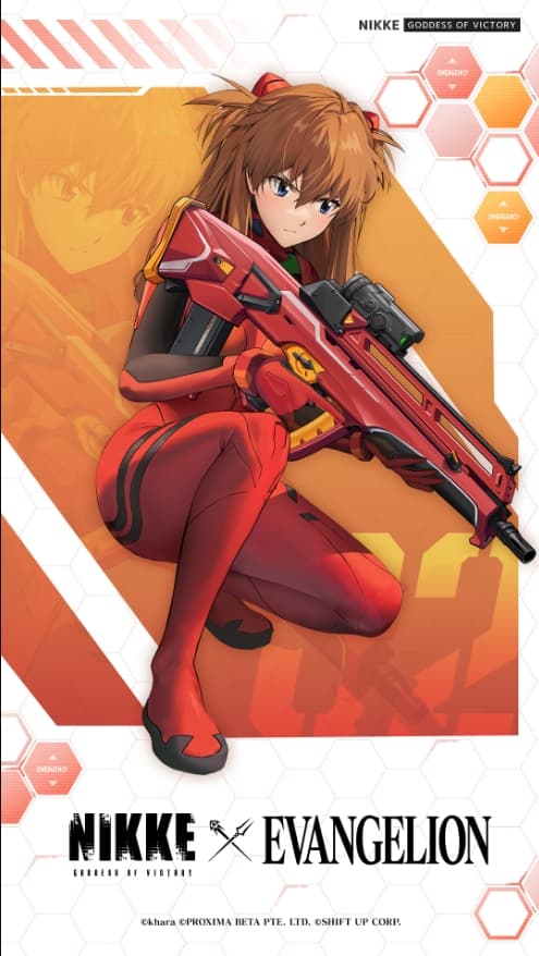Asuka's in-game NIKKE pose