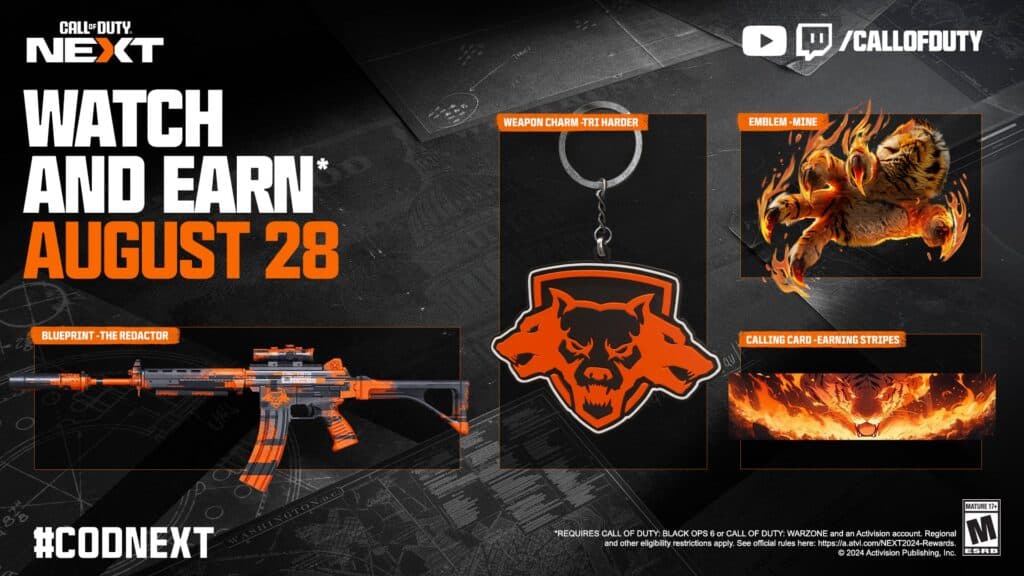 COD Next 2024 rewards (Image via Activision Publishing Inc.)