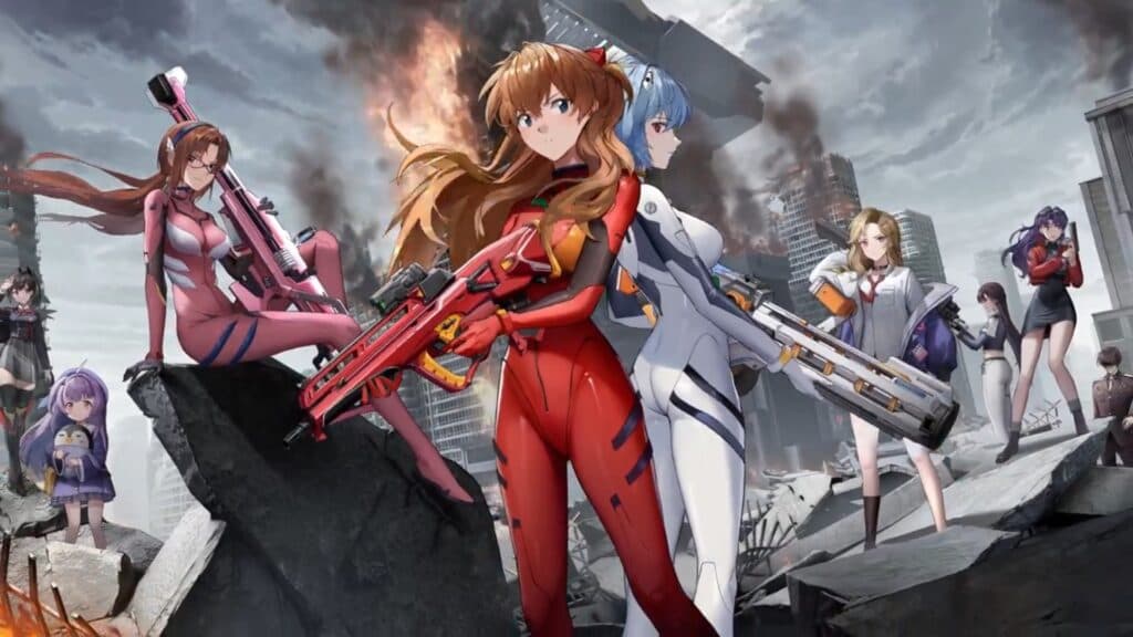 Asuka Shikinami Langley is one of four characters from Evangelion coming to NIKKE