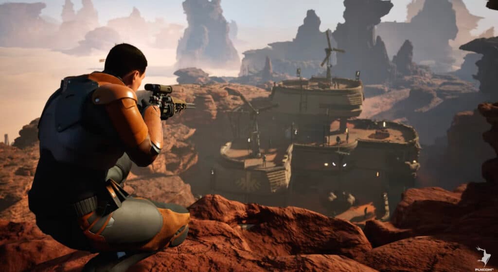 Long-ranged classes like Mentat require a more diligent approach to combat (Image via Funcom)