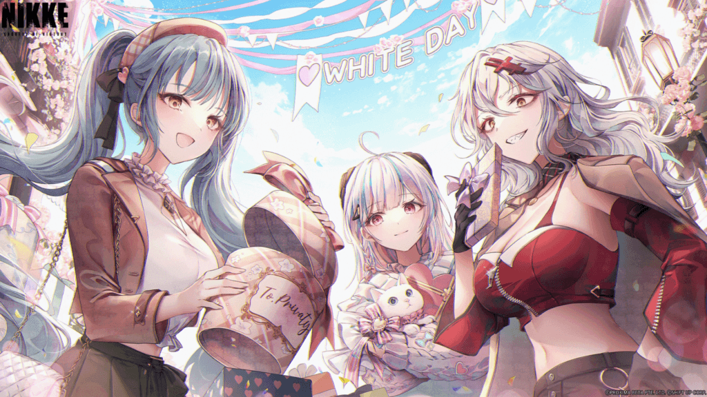 White Valentine's Day Illustration by @ozzingo