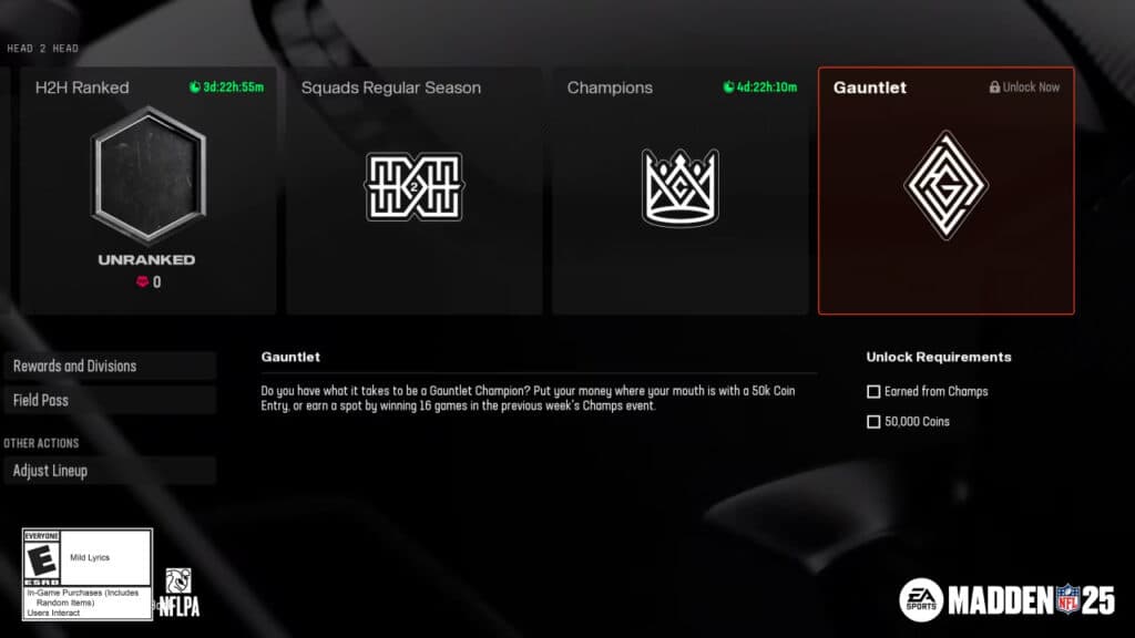 How to access the Weekend Gauntlet (Image via Electronic Arts)
