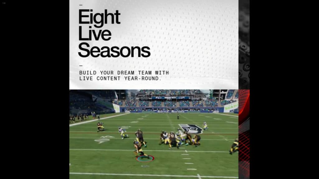 The game features eight live seasons (Image via Electronic Arts)