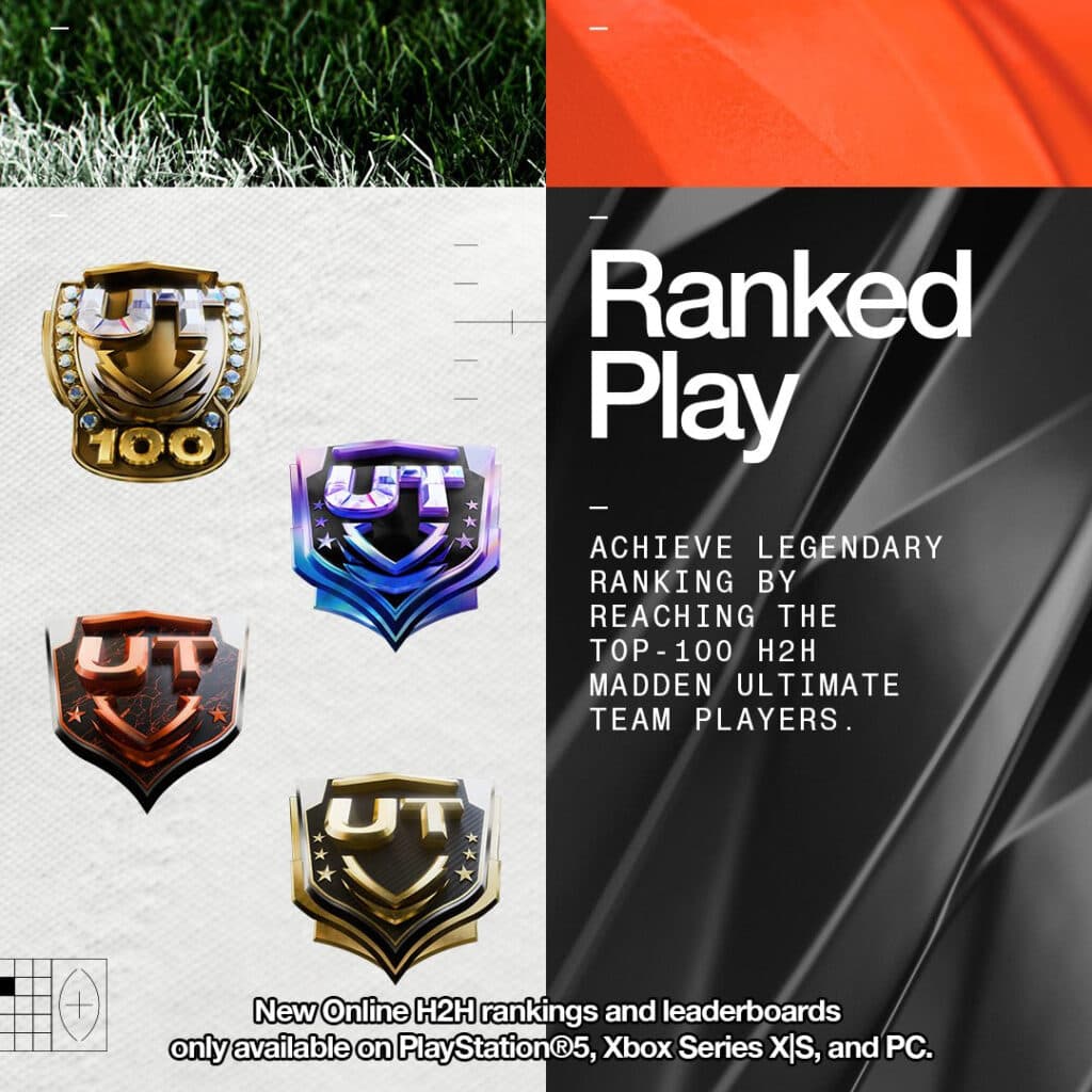 Madden NFL 25 ranks (Image via Electronic Arts)