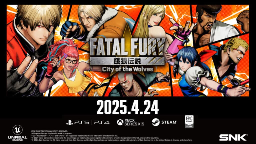 FATAL FURY: CotW release date (Image via SNK Corporation)