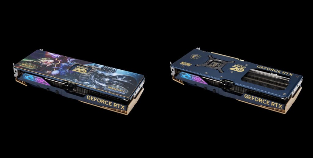 GeForce RTX 4070 SUPER 12G GAMING SLIM WoW Edition (Images via MSI)