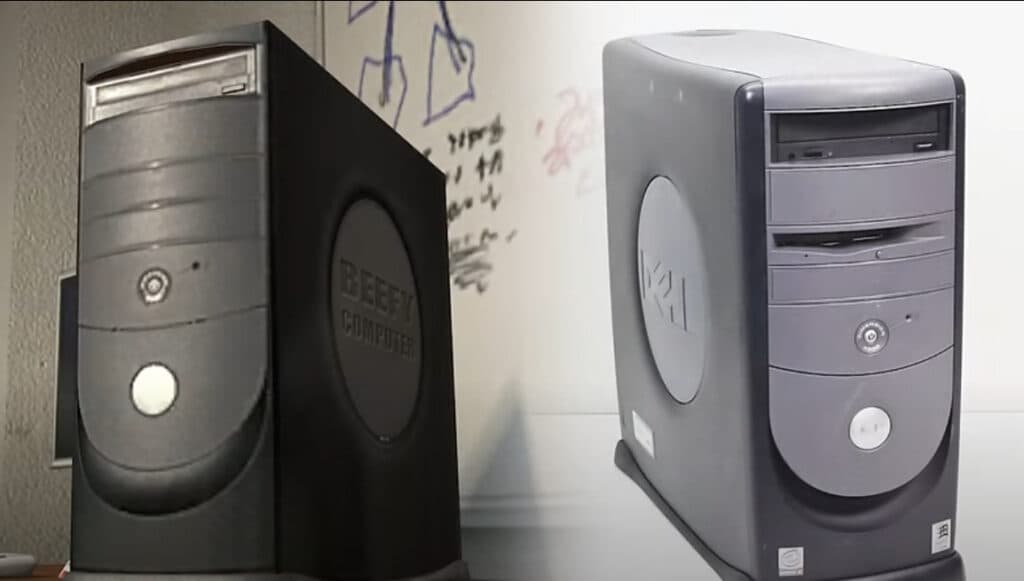 The cs_source computer vs the Dell Dimension 8400. Image Credit: Bringus Studios.