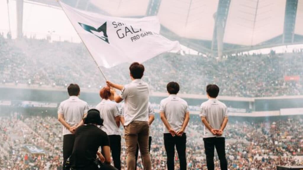 Samsung White won Worlds 2014 (Image via Riot Games)