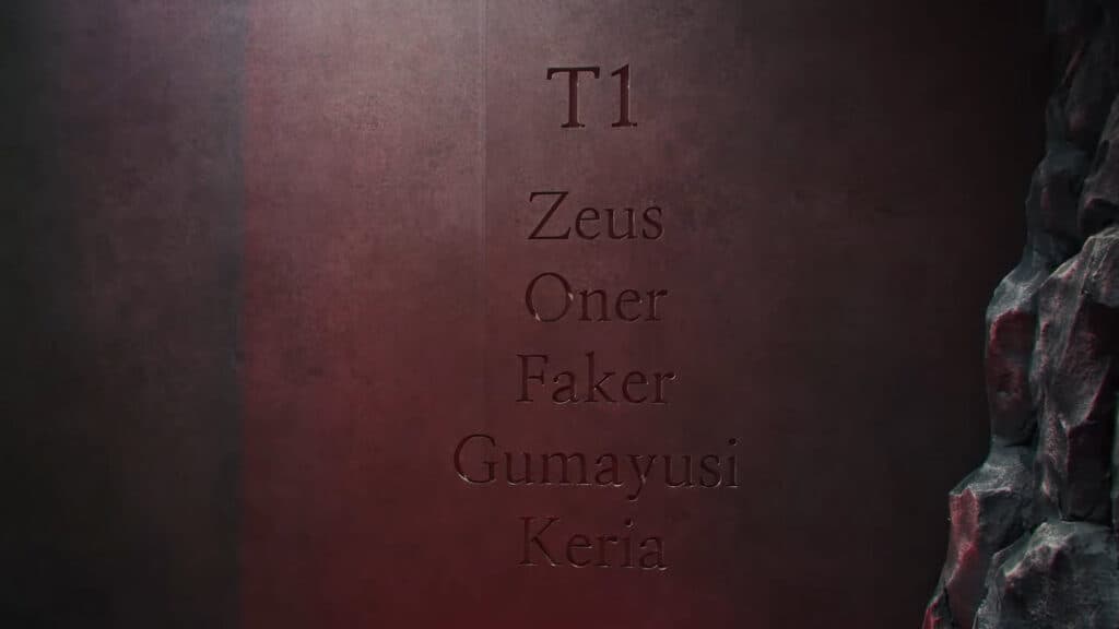 Screenshot of the T1 Rose Together documentary (Image via T1 on YouTube)