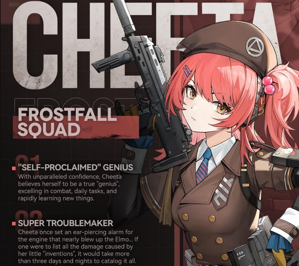 Cheeta from Girls' Frontline 2: Exilium