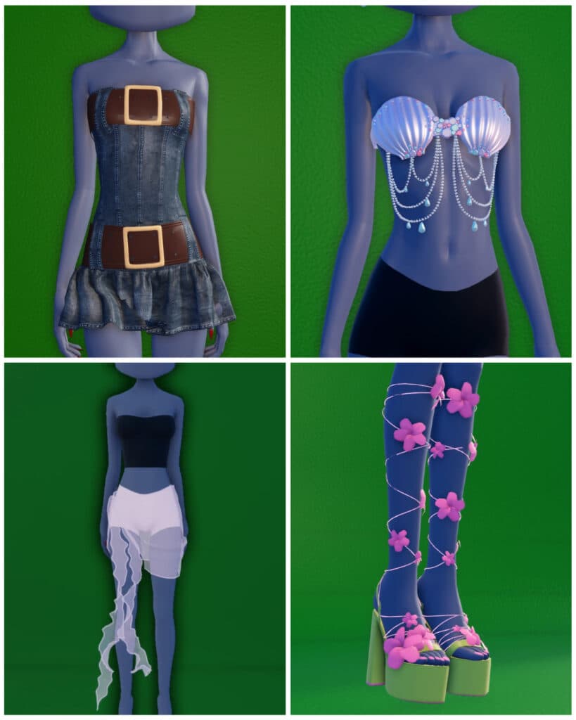 VIP items in DTI. (Image via Dress to Impress Wiki)