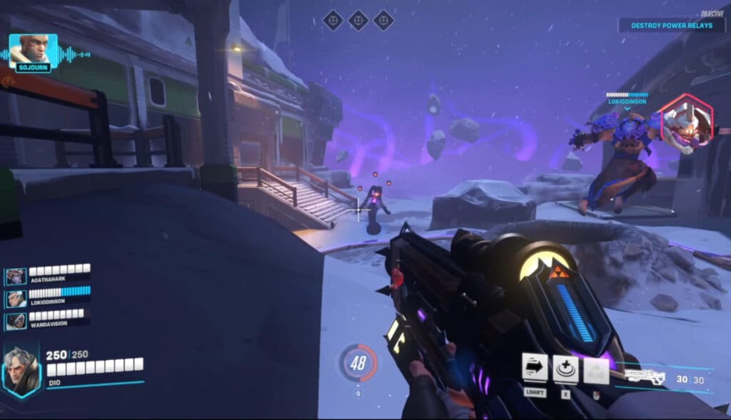 The 2024 Overwatch 2 Anniversary event features the Cosmic Crisis game mode (Image via esports.gg)