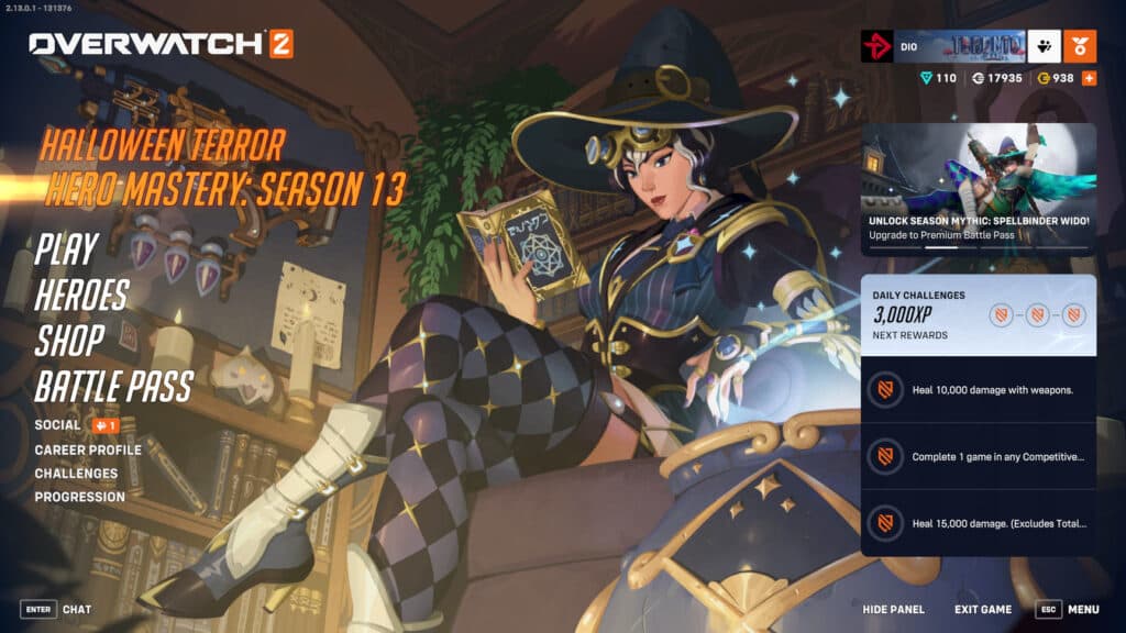 Overwatch 2 Hero Mastery Season 13 event (Image via esports.gg)