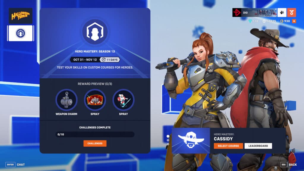 Overwatch 2 Season 13 Hero Mastery event screenshot (Image via esports.gg)