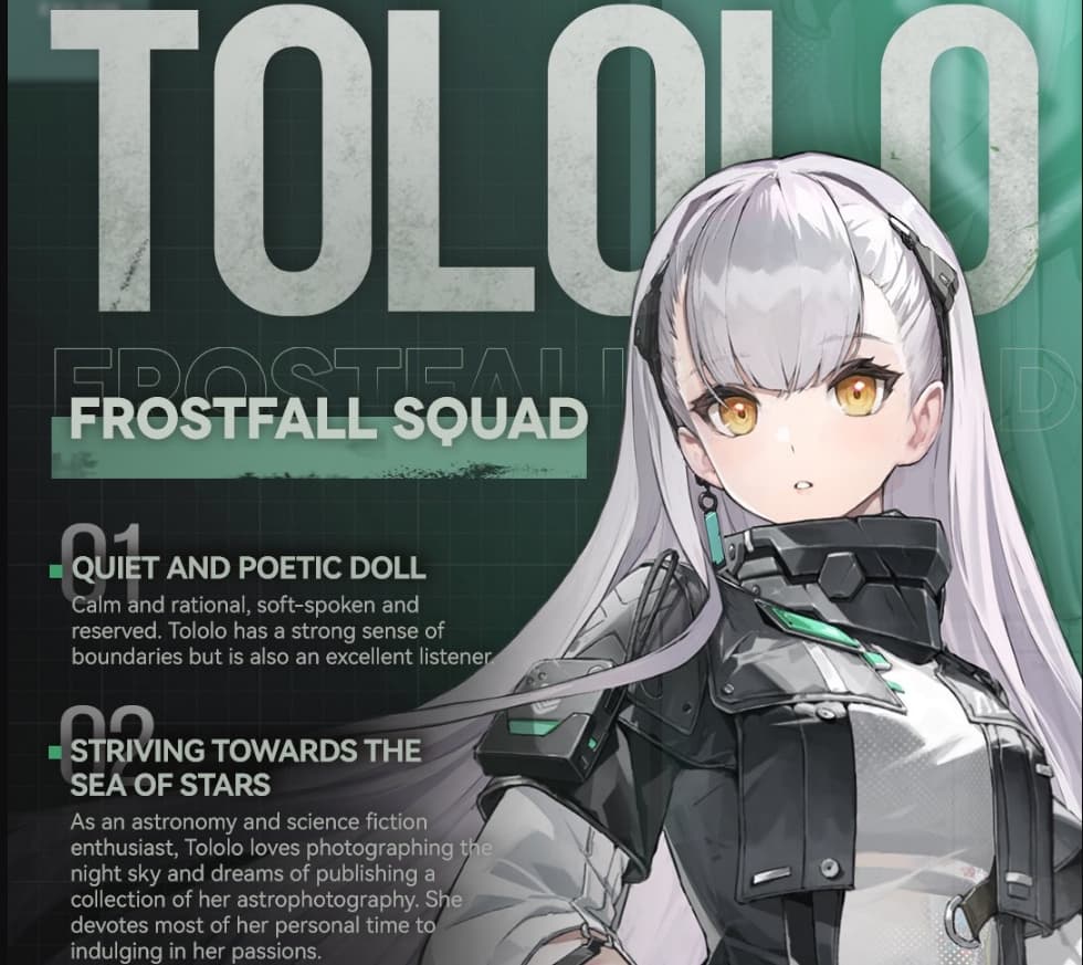 Tololo from Girls' Frontline 2: Exilium