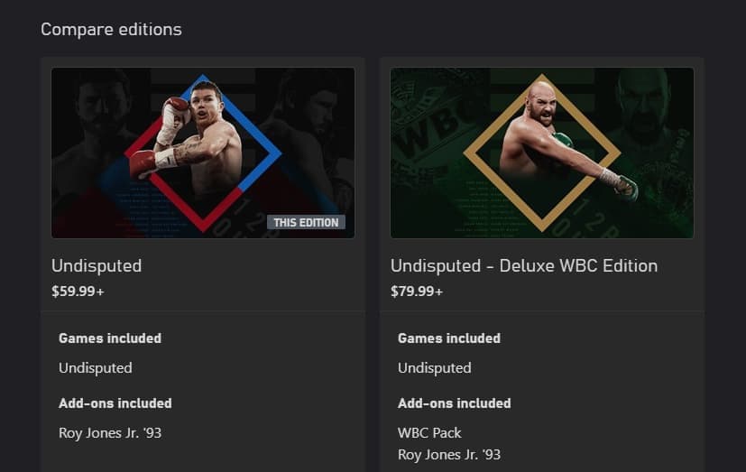 Compare the editions and console price here (Image via Xbox.com)