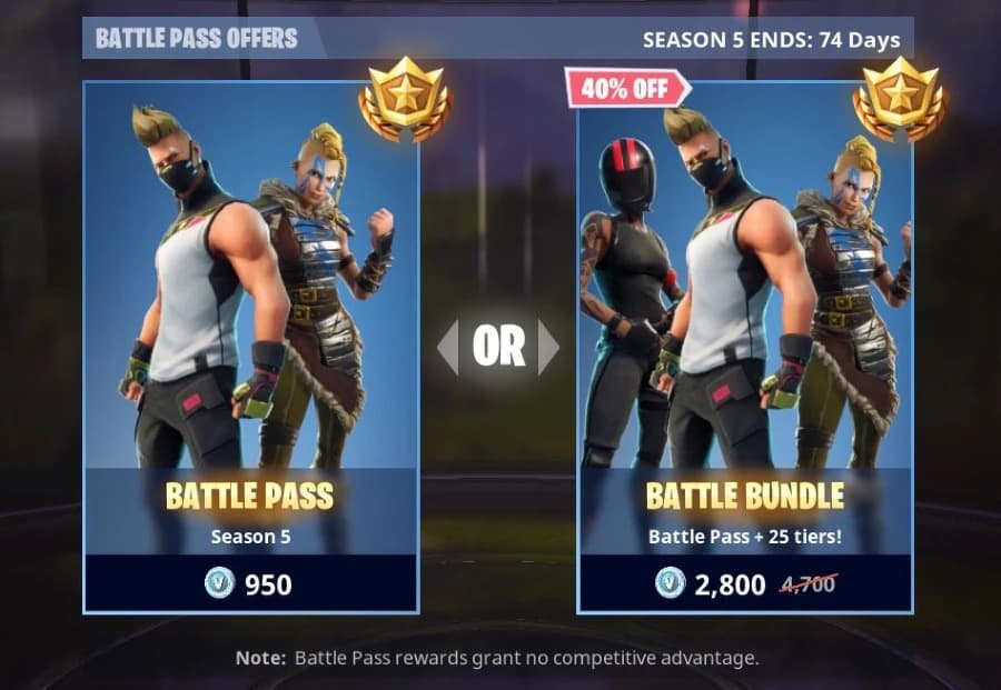 Battle Pass screenshot (Image via Epic Games)