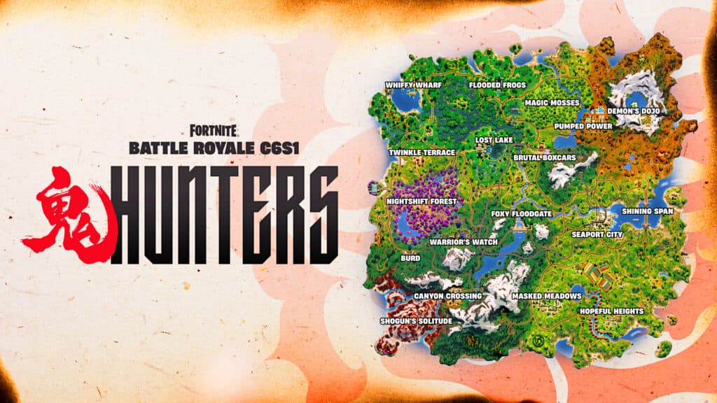 Fortnite Chapter 6 map (Image via Epic Games)