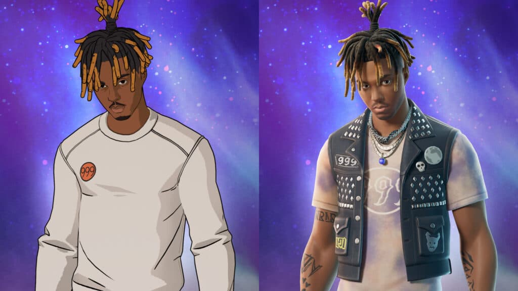 Juice WRLD in Fortnite (Image via Epic Games)