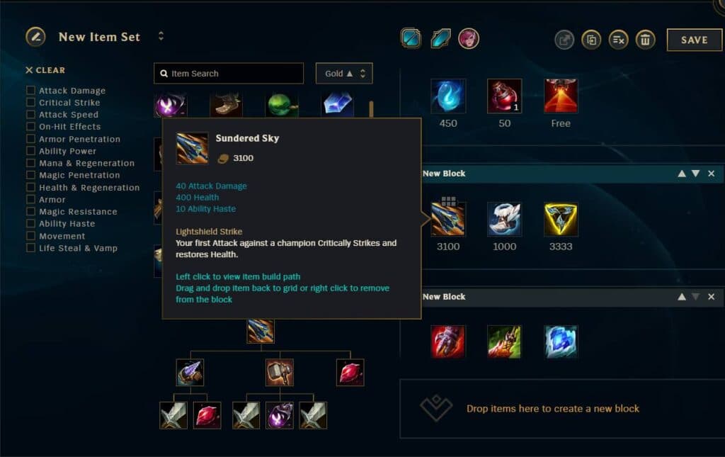 Sundered Sky in LoL (image via esports.gg)