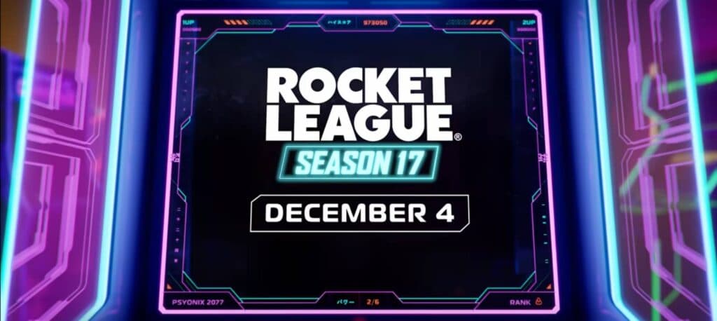The start date of Rocket League Season 17 (image via Psyonix LLC)