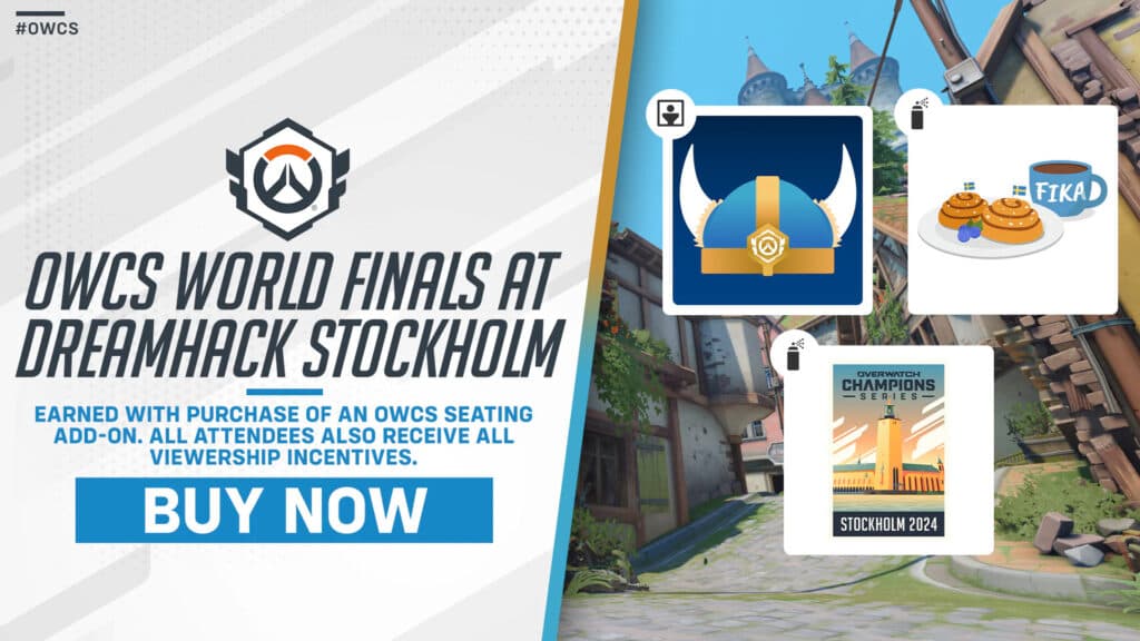 DreamHack Stockholm OWCS World Finals 2024 merchandise (Image via Blizzard Entertainment)