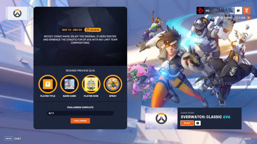 Overwatch Classic mode screenshot (Image via esports.gg)