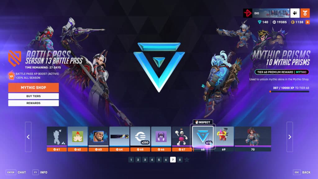 Premium Battle Pass screenshot (Image via esports.gg)