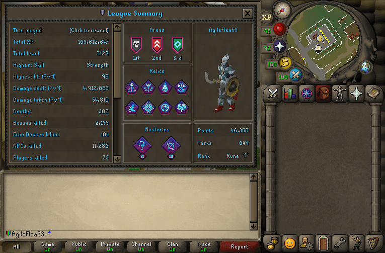 Old School Runescape Raging Echoes League screenshot (Image via Jagex Games Ltd.)