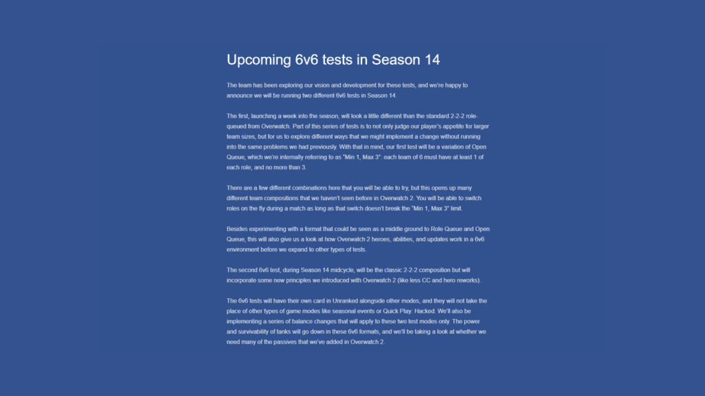 Season 14 6v6 tests screenshot (Image via esports.gg)