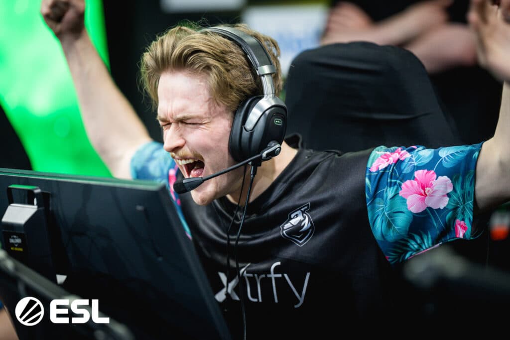 AliStair departs the team and core he called home for years. (Photo via ESL)