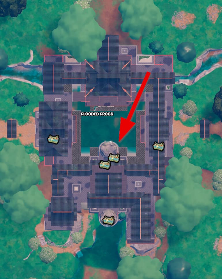 Flooded Frogs Vault location (Image via esports.gg)