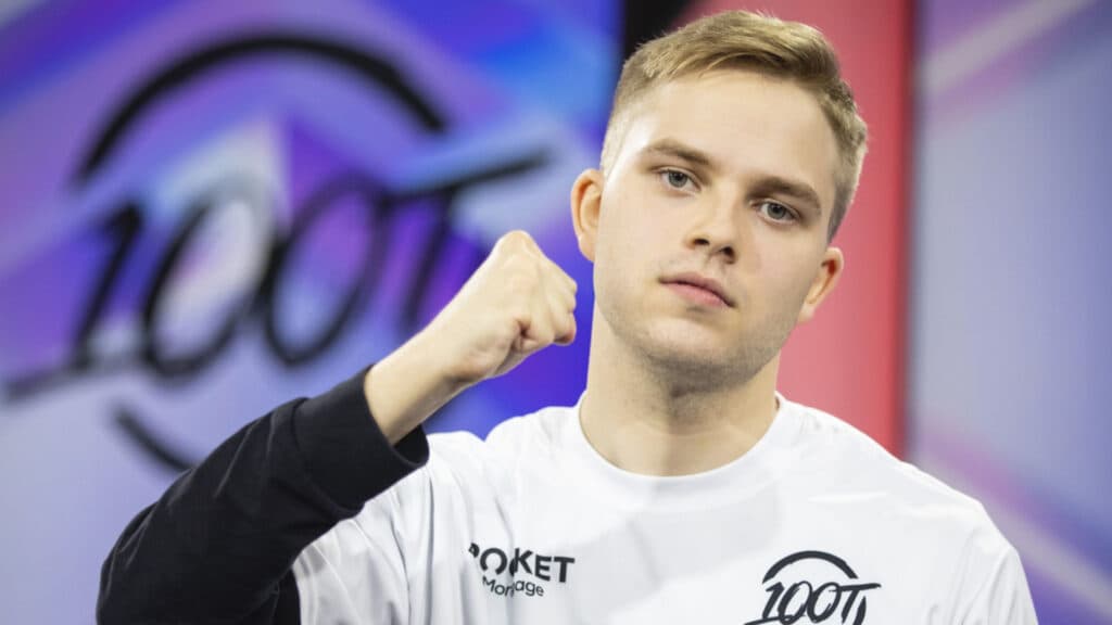 Abbedagge played for 100 Thieves in 2021 (Image via Riot Games)