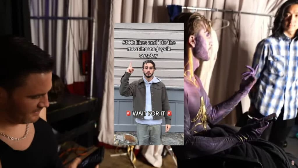 Behind-the-scenes screenshot (Image via esports.gg)